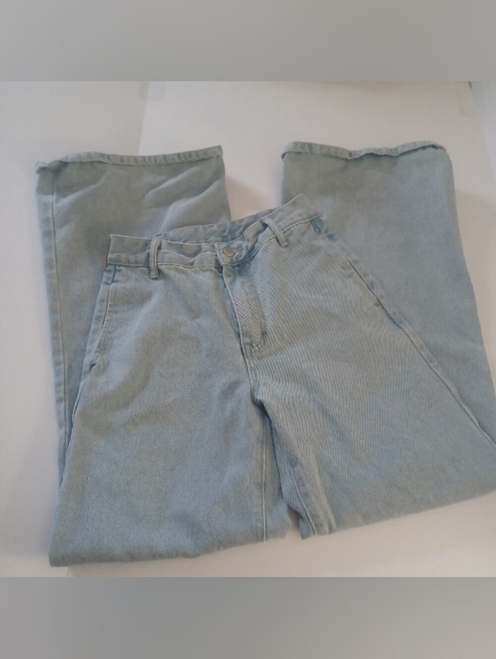 Shein Wide Leg High-rise Denim Jeans Sz 26